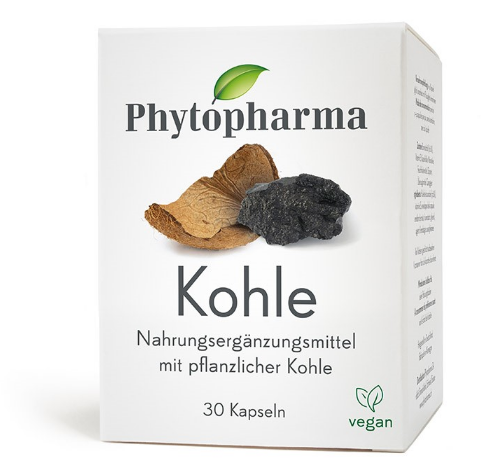 Phytopharma Kohle Kapseln (30 Stk)
