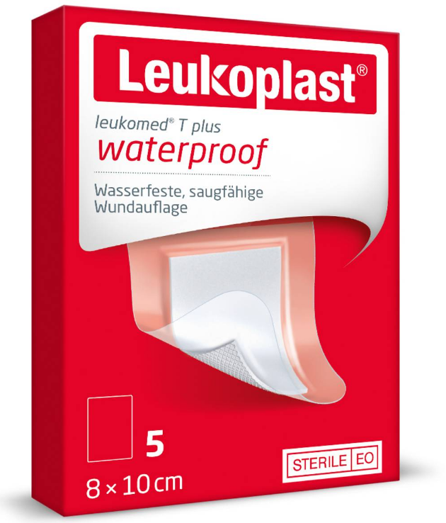 Leukoplast Leukomed T plus 8x10cm steril (5 Stk)