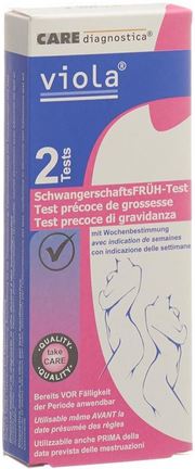 Viola Schwangerschaftsfrühtest Duo (2 Stk)