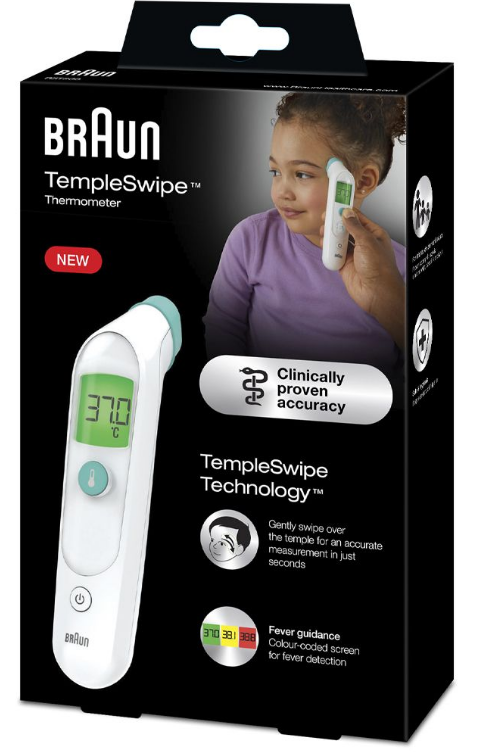 Braun TempleSwipe Stirnthermometer BST200WE (1 Stk)