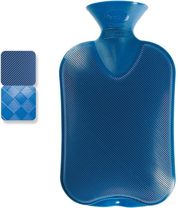 fashy Wärmflasche 2 Liter Halblamelle Saphir (1 Stk)