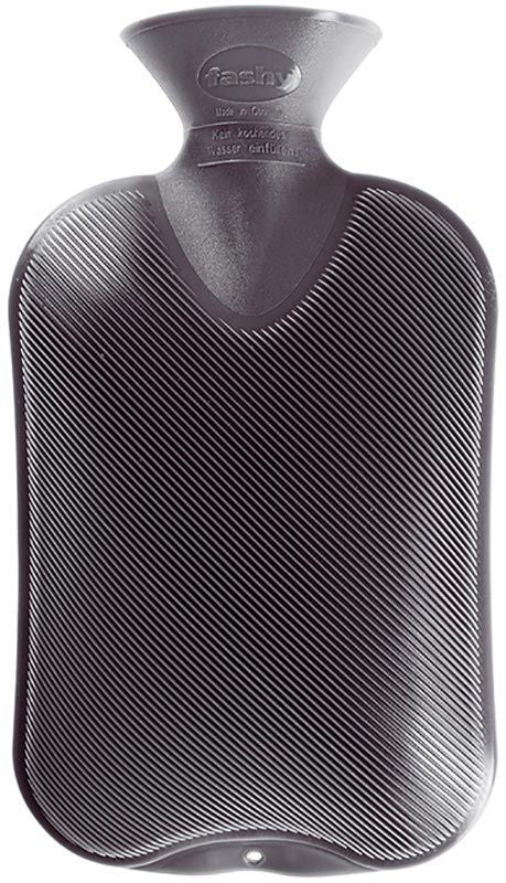 fashy Wärmeflasche 2 Liter Doppellamelle anthrazit (1 Stk)