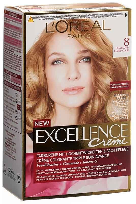 EXCELLENCE Creme Triple Prot 8 hellblond (1 Stk)