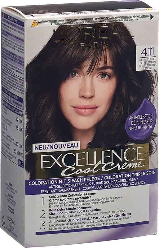 EXCELLENCE Cool Creme 4.11 Ultra Kühles Mittelblond (1 Stk)