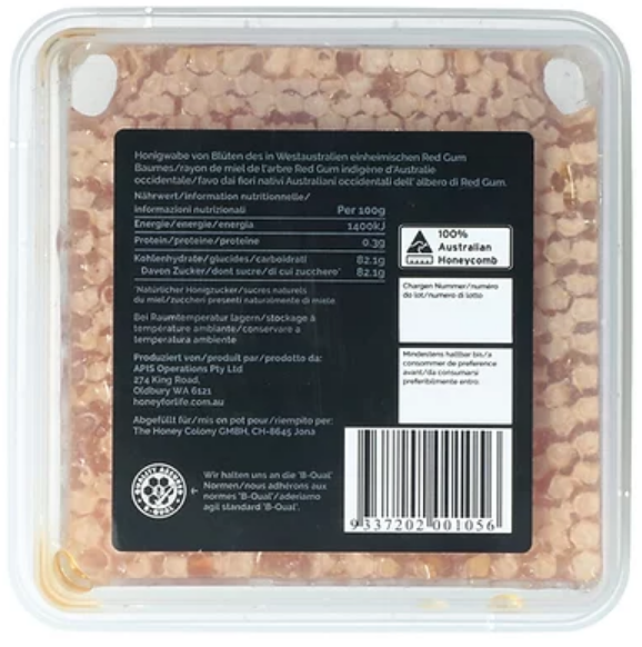 HONEY FOR LIFE Red Gum Honey Comb TA 20+ (300g)