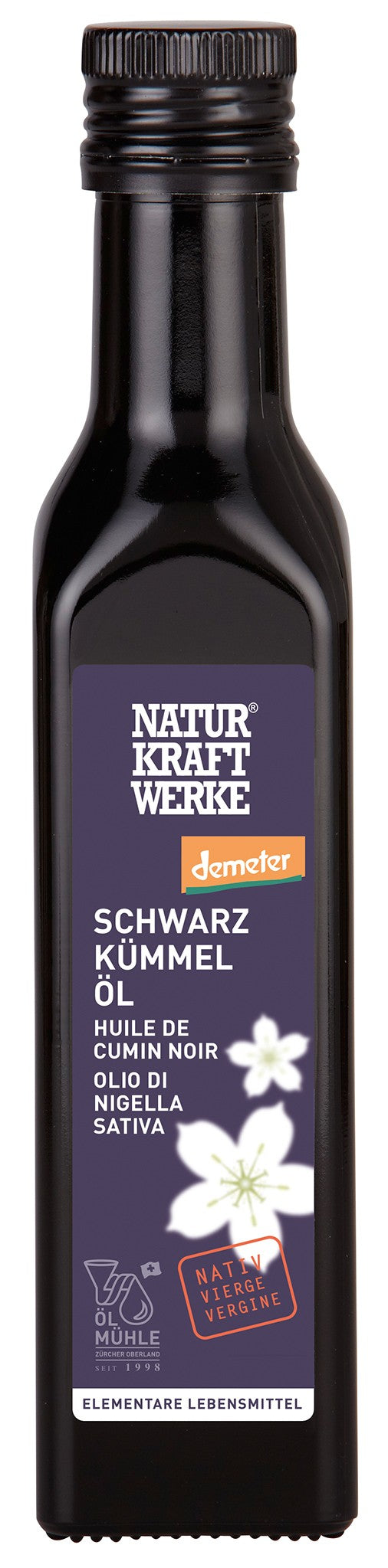 NATURKRAFTWERKE Schwarzkümmelöl Demeter (250ml)