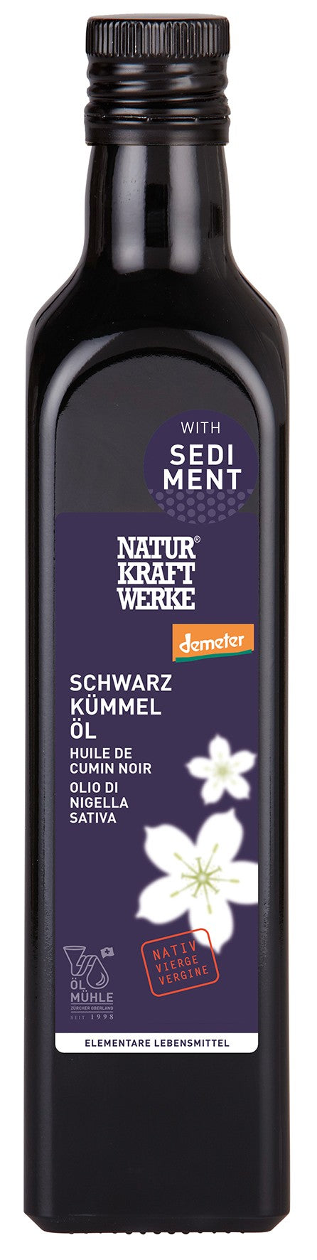 NATURKRAFTWERKE Schwarzkümmelöl Demeter (500ml)