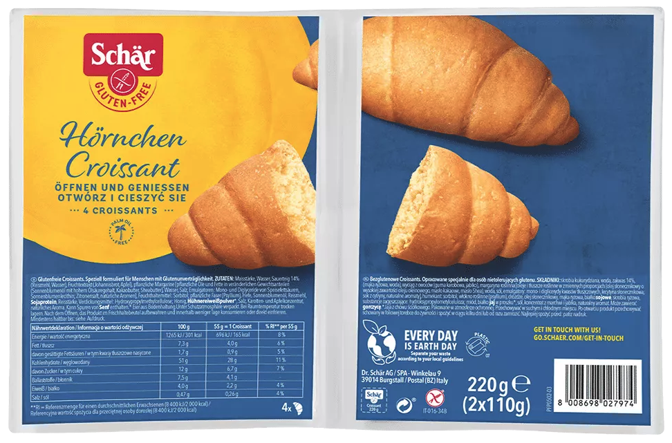 SCHÄR Croissant glutenfrei (220g)