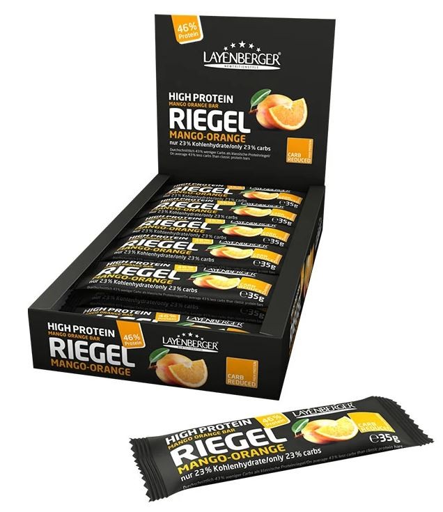 Layenberger Protein Riegel Mango-Orange (18x35g)