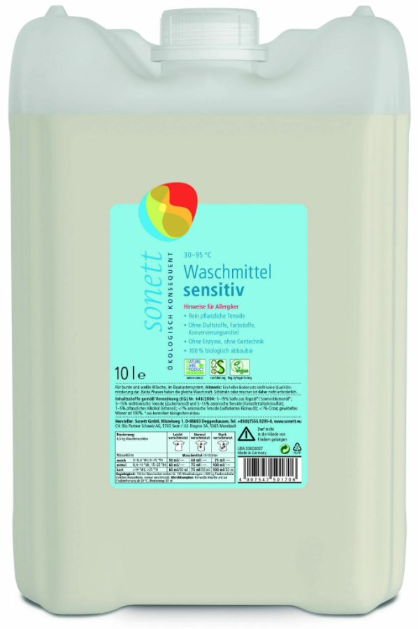 SONETT Waschmittel sensitiv 30°-95°C (10L)