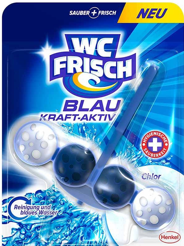 WC-Frisch Kraft-Aktiv Blauspüler Chlor (50g)