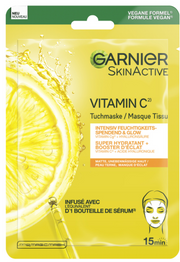 Garnier Vitamin C Intensiv feuchtigkeitsspendende & Glow Tuchmaske (28g)