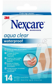 3M Nexcare Aqua Clear waterproof assortiert (14 Stk)