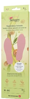 Swisspers Barfuss Frischesohlen S 36-38 rosa (6 Paar)