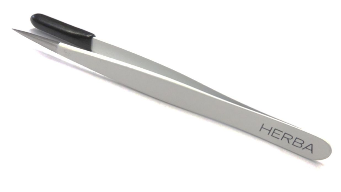 HERBA Pinzette spitz Inox weiss (1 Stk)