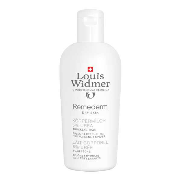 Louis Widmer Remederm Dry Skin Körpermilch 5% Urea unparfümiert (200ml)