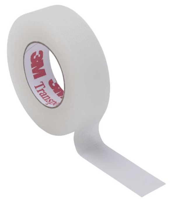 3M Transpore Rollenpflaster 12mmx9.14m transparent (24 Stk)