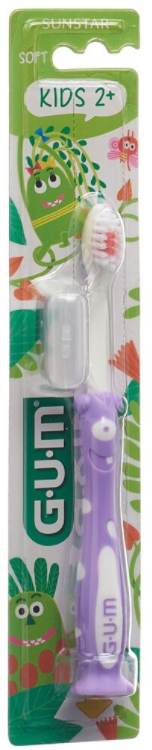 SUNSTAR Gum Kids Zahnbürste 2-6 Jahre lila (1 Stk)