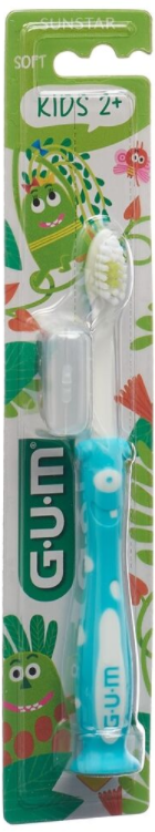 SUNSTAR Gum Kids Zahnbürste 2-6 Jahre türkis (1 Stk)