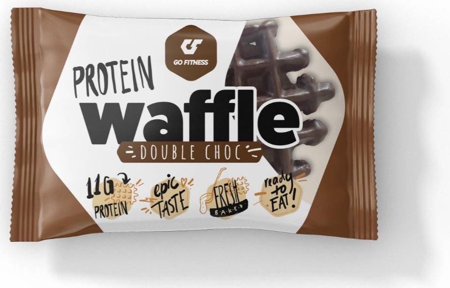 GO FITNESS Protein Waffle Double Chocolate (12x50g)