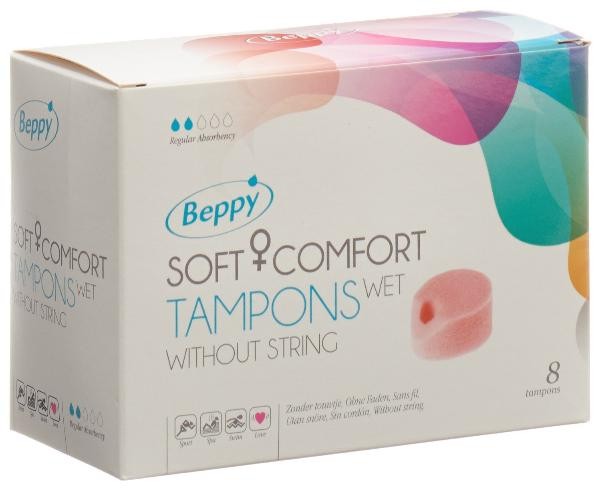 Beppy Soft Comfort Tampons Wet (8 Stk)