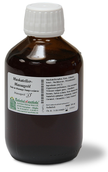 Bahnhof-Apotheke Kempten Muskateller-Massageöl (200ml)
