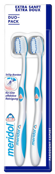 meridol Parodont Expert Zahnbürste Extra Sanft (2 Stk)