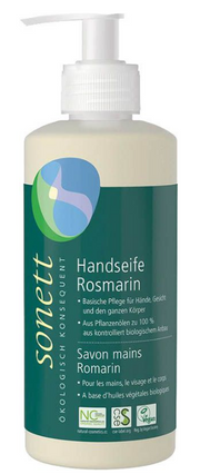 Sonett Handseife Rosmarin Pumpspender (300ml)