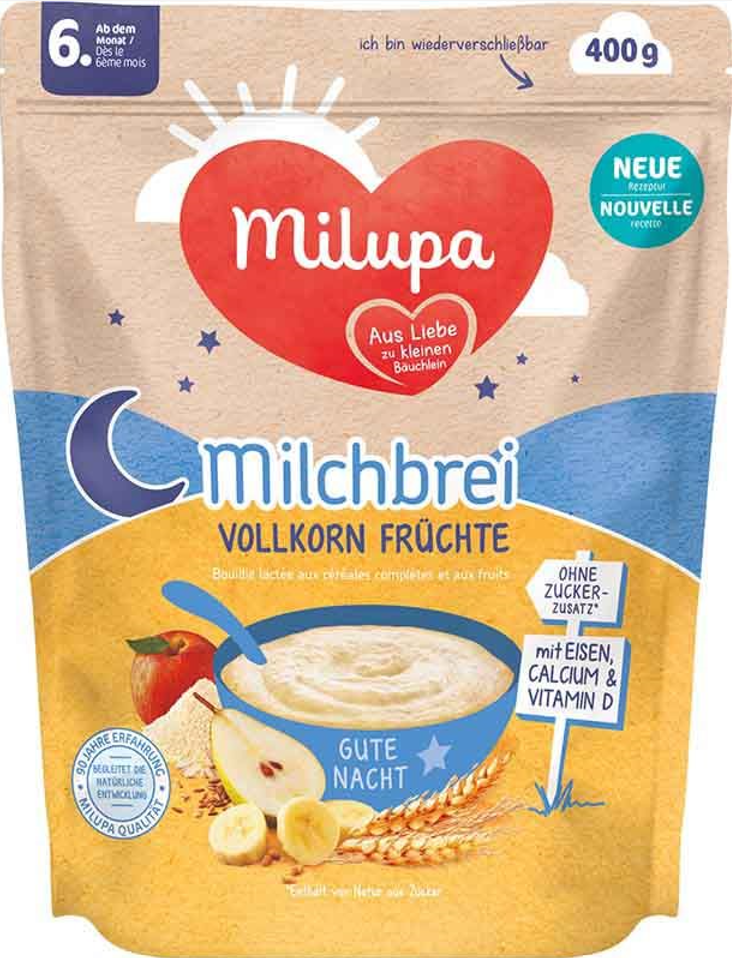 Milupa Gute Nacht Vollkorn Früchte ab 6 Monaten (400g)