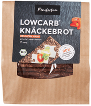 Panifactum Lowcarb Knäckebrot Crunchy Hanf glutenfrei (200g)