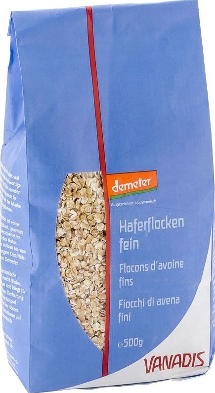 VANADIS demeter Haferflocken fein (500g)