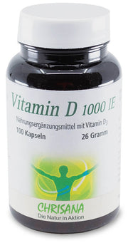 CHRISANA Vitamin D3 1000 IE Kapseln (100 Stk)