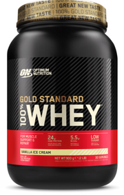 OPTIMUM 100% Whey Gold Standard Vanilla Ice Cream (900g)