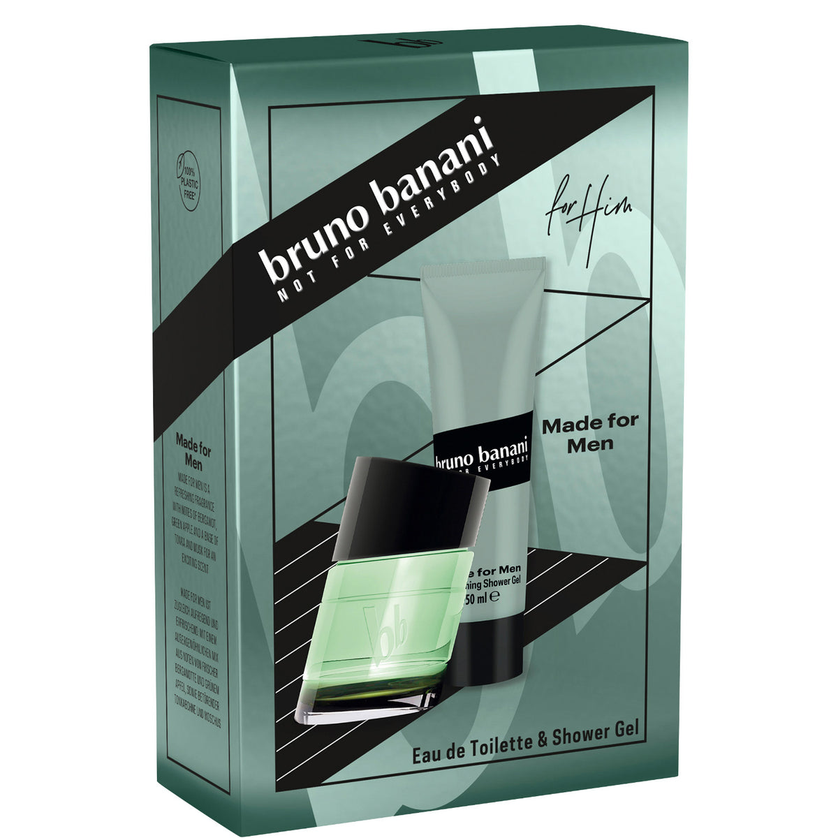 Bruno Banani Made for Men Eau de Toilette mit Duschgel Set (1 Set)