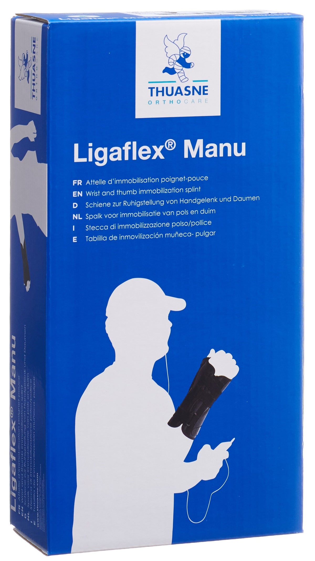 THUASNE Ligaflex Manu Handgelenkbandage Grösse 2 rechts schwarz (1 Stk)