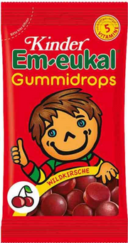 Kinder Emeukal Gummidrops Wildkirsche (75g)