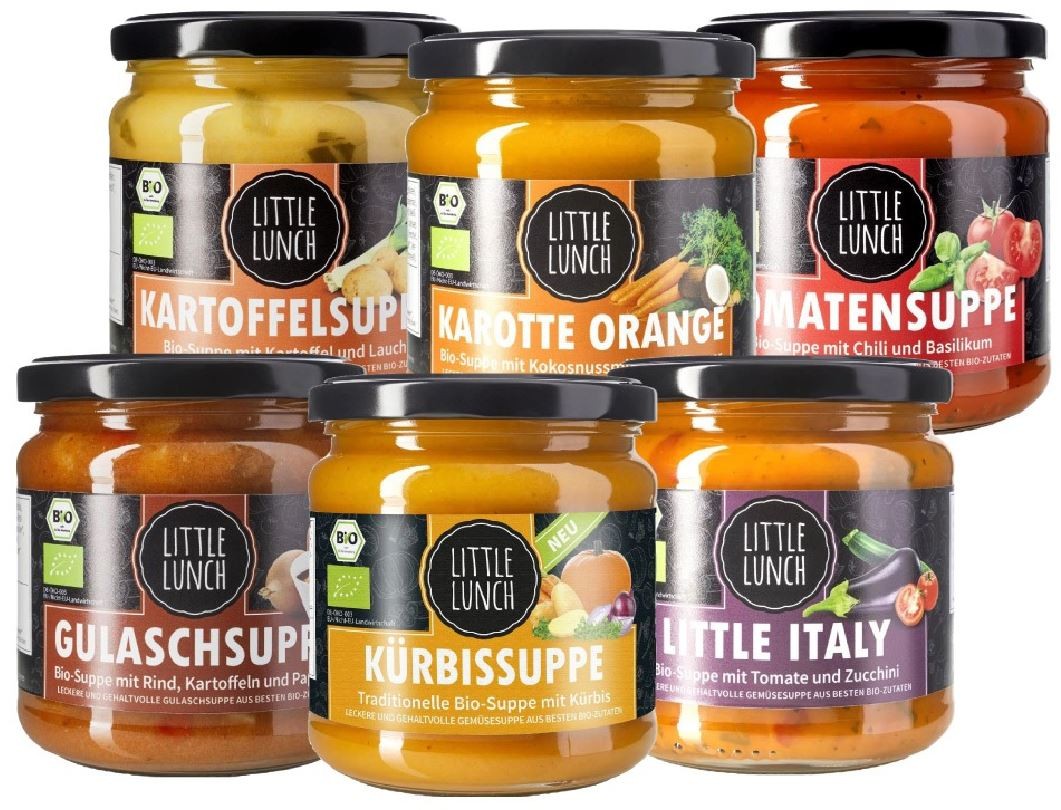 LITTLE LUNCH Probierbox Herzhaft (6x350ml)