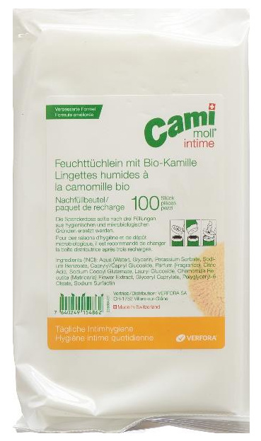 Cami Moll intime Feuchttücher refill NF (100 Stk)