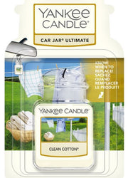 Yankee Candle Car Jar Ultimate Lufterfrischer Clean Cotton (1 Stk)