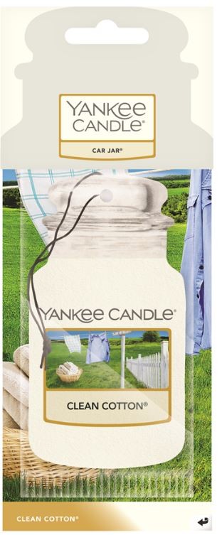 Yankee Candle Car Jar Classic Lufterfrischer Clean Cotton (1 Stk)