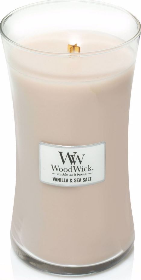 WoodWick Vanilla & Sea Salt Large Jar (1 Stk)