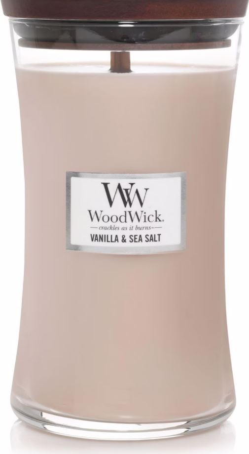 WoodWick Vanilla & Sea Salt Large Jar (1 Stk)