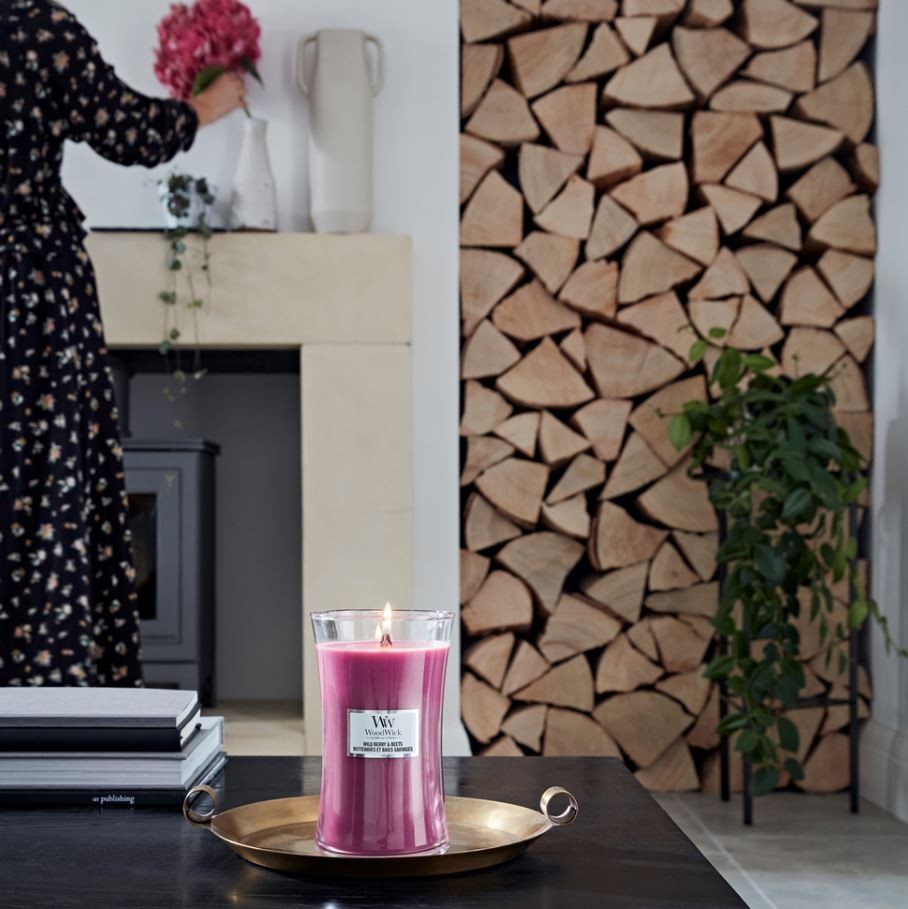 WoodWick Wild Berry & Beat Large Jar (1 Stk)