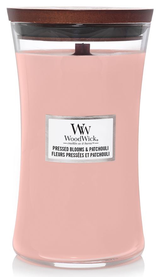 WoodWick Pressed Blooms & Patchouli Large Jar (1 Stk)