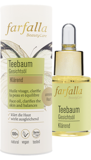 Farfalla Gesichtsöl Teebaum klärend (15ml)