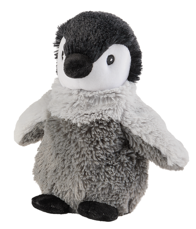 WARMIES Minis Wärme-Stofftier Baby-Pinguin Lavendel