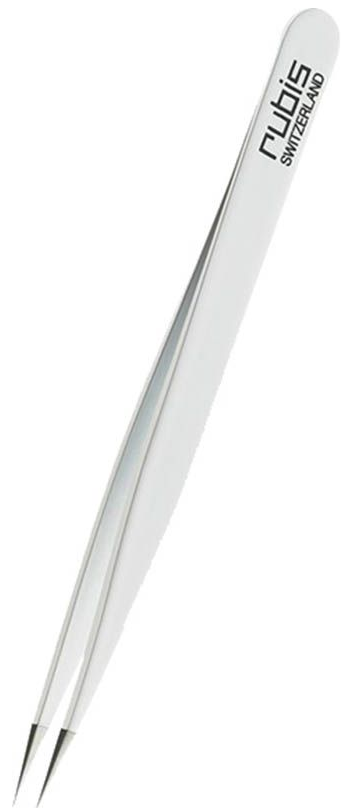 RUBIS Pinzette spitz weiss (1 Stk)