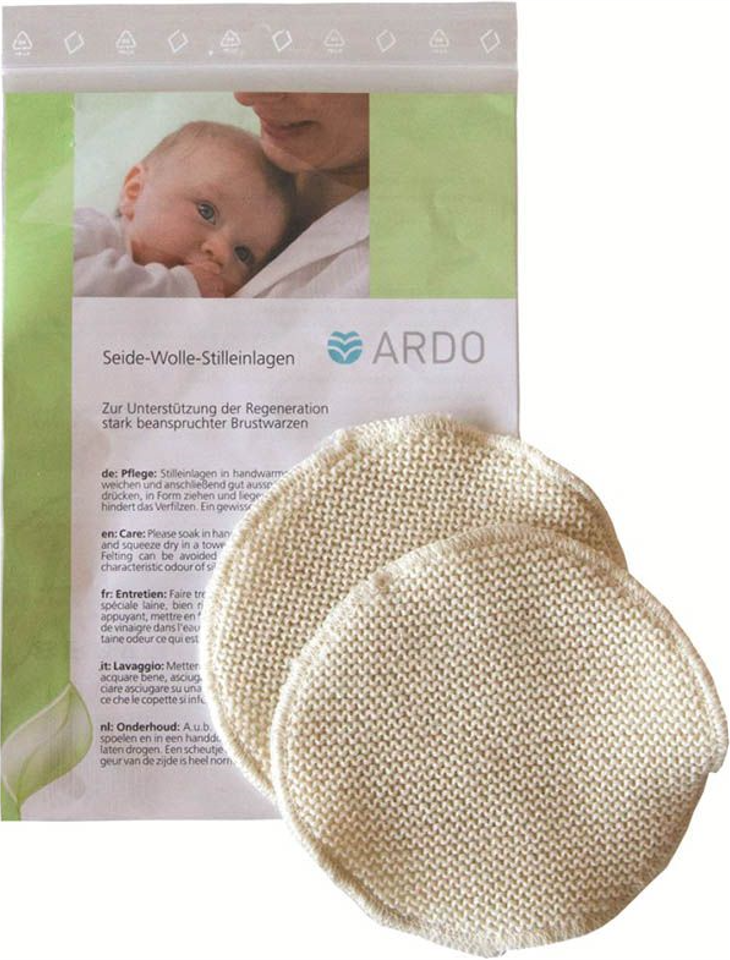 Ardo Stilleinlagen Seide/Wolle (1x2 Stk)