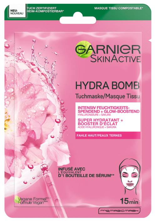 GARNIER SkinActive Hydra Bomb Tuchmaske Sakura (28g)