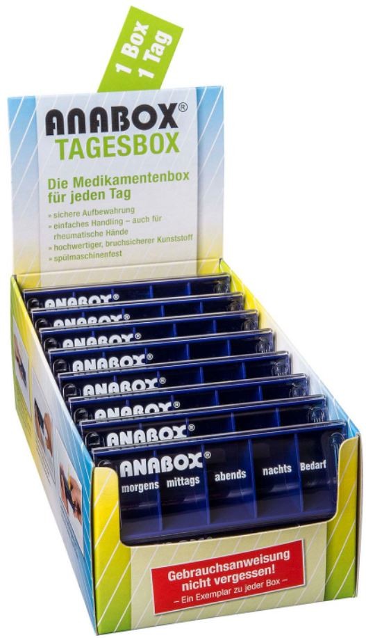 Anabox Medidispenser 7Tage blau (1 Stk)